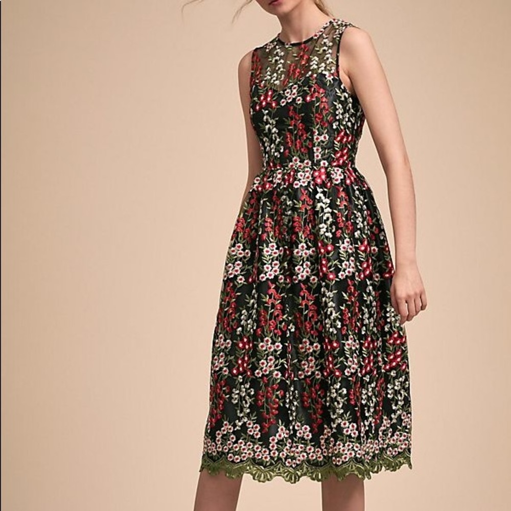 Beautiful embroidered dress BLDHN Anthropologie